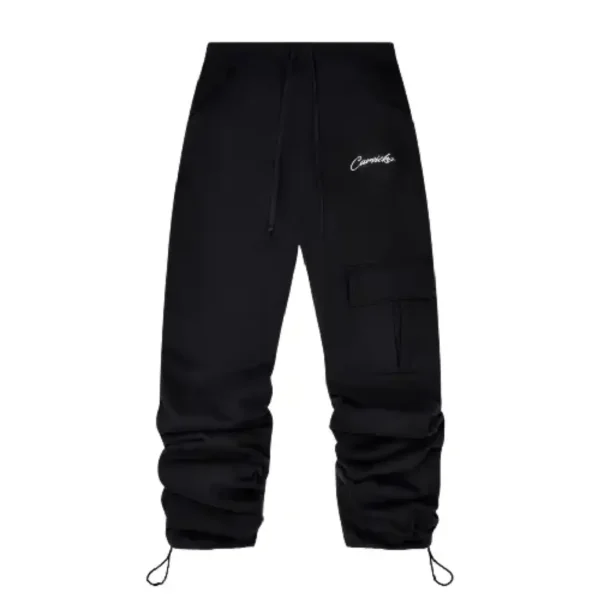 Black-Carsicko-Endless-Stacks-Joggers-600x600 Black Carsicko Endless Stacks Joggers - Image 1