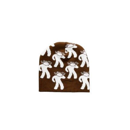 Brown Carsicko Motion Sickness Beanie Hat