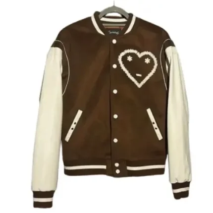 Cream/Black Carsicko Button-up Jacket